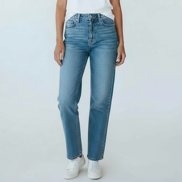 Lauren Ralph Lauren Jeans Women’s 12 Medium Wash Straight Leg Classic Preppy - Picture 1 of 11